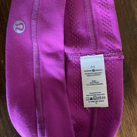 Lululemon Purple Headband - Picture 2 of 2